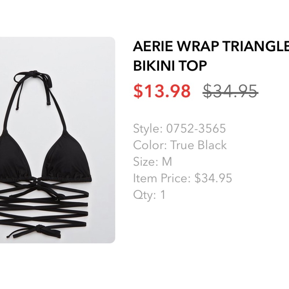 Aerie bikini top